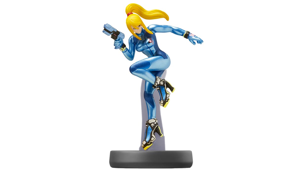 お待たせ! amiibo™ - Zero Suit Samus - Super Smash Bros.™ - Nintendo ニンテンドースイッチアクセサリー